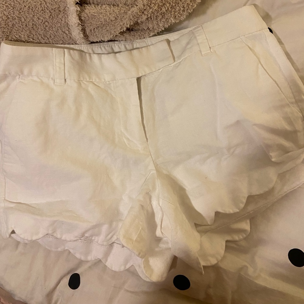 JCrew Scalloped Shorts